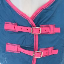 Weatherbeeta Fleece Cooler Standard Neck - Myrtille/Rose