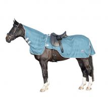Couvre-reins anti-mouches HKM avec couvre-cou amovible