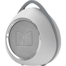 Monster SuperStar HotShot Altavoz portátil estéreo Cromo, Blanco