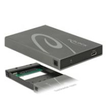 DeLOCK 42587 caja para disco duro externo 2.5 pulgadas pulgadas Carcasa de disco duro/SSD Negro