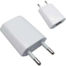 Nanocable MINI CARGADOR USB PARA IPOD IPHONE,5V-1A, BLANCO