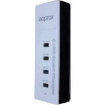 Approx APPUSB4PW cargador de dispositivo móvil Interior Blanco