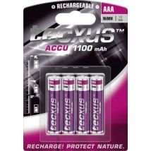 Tecxus AAA NiMH 1100mAh Níquel metal hidruro 1100m