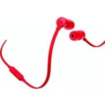 JBL T110 auriculares para móvil Binaural Dentro de oído Rojo