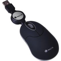 NGS SINBLACK USB Óptico 1000DPI Ambidextro Negro,