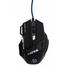 Catkil Alpha ratón USB Óptico 2400 DPI Ambidextro