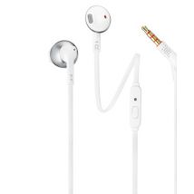 Auriculares manos libres Estéreo Jack 3,5mm Bajos profundos T205 - Plata