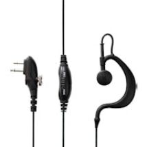 Midland MA-27M auriculares para móvil Monoaural gancho de oreja Negro