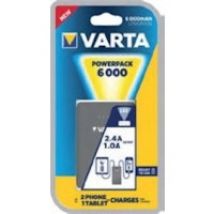 Varta Powerpack 6000 batería externa Gris, Blanco 6000 mAh
