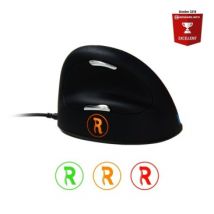 R-Go Tools R-Go HE Mouse Break, Ratón ergonómico, software anti-RSI, Grande (más de 185 mm), Diestro, con cable