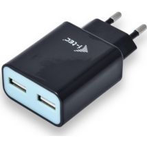 i-tec CHARGER2A4B cargador de dispositivo móvil Interior Negro