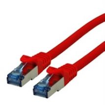ROLINE Cat6a 1.5m cable de red 1,5 m S/FTP (S-STP) Rojo