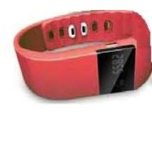 Billow XSB70 Wristband activity tracker Rojo