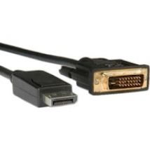 ROLINE DisplayPort Cable, DP-DVI (24+1), LSOH, M/M