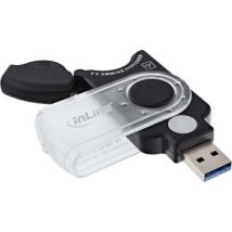 InLine 66772I USB 3.0 Negro lector de tarjeta