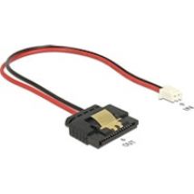 DeLOCK 85336 cable de SATA 0,2 m SATA de 15 pines Multicolor