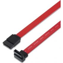 Nanocable 10.18.0202-OEM cable de SATA 0,5 m Negro, Rojo