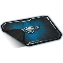 Spirit of Gamer Winged Skull Negro, Azul Alfombrilla de ratón para juegos