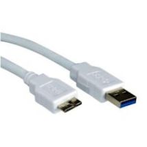 Nilox USB A - Micro-USB B, 2m cable USB Blanco