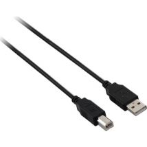 V7 Cable USB 2.0 USB de A a B (m/m), negro 3 m