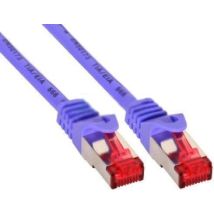 InLine 1m S-STP/PiMF Cat. 6 cable de red Púrpura
