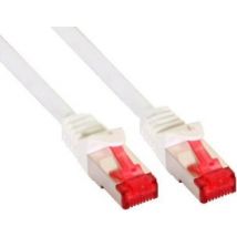 InLine 0.5m S-STP/PiMF Cat. 6 cable de red 0,5 m Blanco