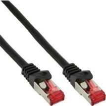 InLine S/FTP Cat.6 0.25m 0.25m Negro cable de red