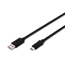 ASSMANN Electronic AK-300136-018-S cable USB 1,8 m USB C USB A Negro