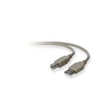 Belkin USB A/B 1.8m cable USB 1,8 m USB B Gris