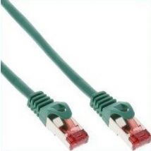 InLine 76111G 1m Cat6 S/FTP (S-STP) Verde cable de