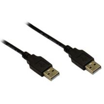 Alcasa 1m USB2.0 A cable USB USB A Negro