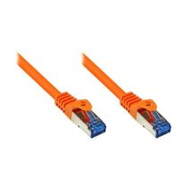 Alcasa Cat6a 7.5m cable de red 7,5 m S/FTP (S-STP) Naranja