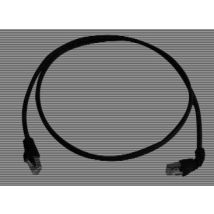 Telegärtner Cat.7 MP8 FS 600 LSZH 3.0m.  1x90-degrees cable de red 3 m Negro