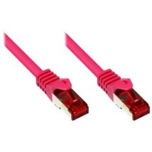 Alcasa 7m Cat6 S/FTP cable de red 10 m S/FTP (S-STP) Magenta