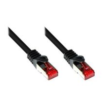 Alcasa RJ45-RJ45, m-m, 1.5m cable de red 1,5 m Cat6 S/FTP (S-STP) Negro