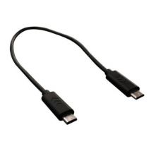 Secomp USB 2.0, Micro B - Micro B, M/M, 0.3m cable USB 0,3 m Micro-USB B Negro