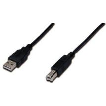ASSMANN Electronic AK-300102-030-S cable USB 3 m USB A USB B Negro