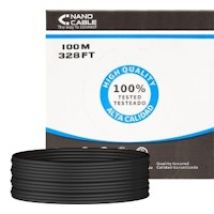 Nanocable Cable Red RJ45 Cat.6 UTP Rigido AWG24 Exterior, 100 M