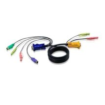 Aten 2L5302P cable para video, teclado y ratón (kvm) Negro 1,8 m