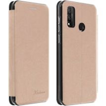 Funda Huawei P smart 2020 de Piel Monedero con Soporte - Oro Rosa