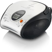 Lenco SCD-24 Digital Negro, Blanco