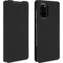 Funda Samsung Galaxy S20 Plus Tarjetero de Piel Strada - Negro