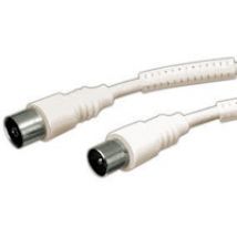 Conexión antena hembra-macho inyectada 7 m blanco Electro Dh 37.002/7/B/BP 8430552129461