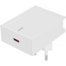 Cargador USB-C Power Delivery 18W Carga rápida - Negro
