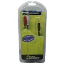 Microconnect 3.5mm/2xRCA 1.5m cable de audio 1,5 m 3,5mm Negro, Rojo, Blanco