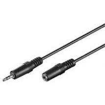 Microconnect AUDLR2 cable de audio 2 m 3,5mm Negro