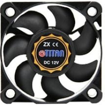 Titan TFD-5010M12Z ventilador de PC Carcasa del ordenador 5 cm Negro