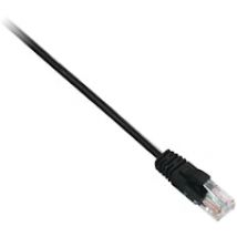 V7 Cable negro Cat6 no blindado (UTP) con conector RJ45 macho a RJ45 macho 5m 16.4ft