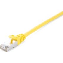V7 Cable amarillo Cat5e blindado (STP) con conector RJ45 macho a RJ45 macho 2m 6.6ft