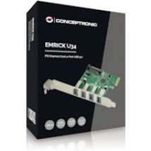 Conceptronic EMRICK02G tarjeta y adaptador de interfaz Interno USB 3.2 Gen 1 (3.1 Gen 1)